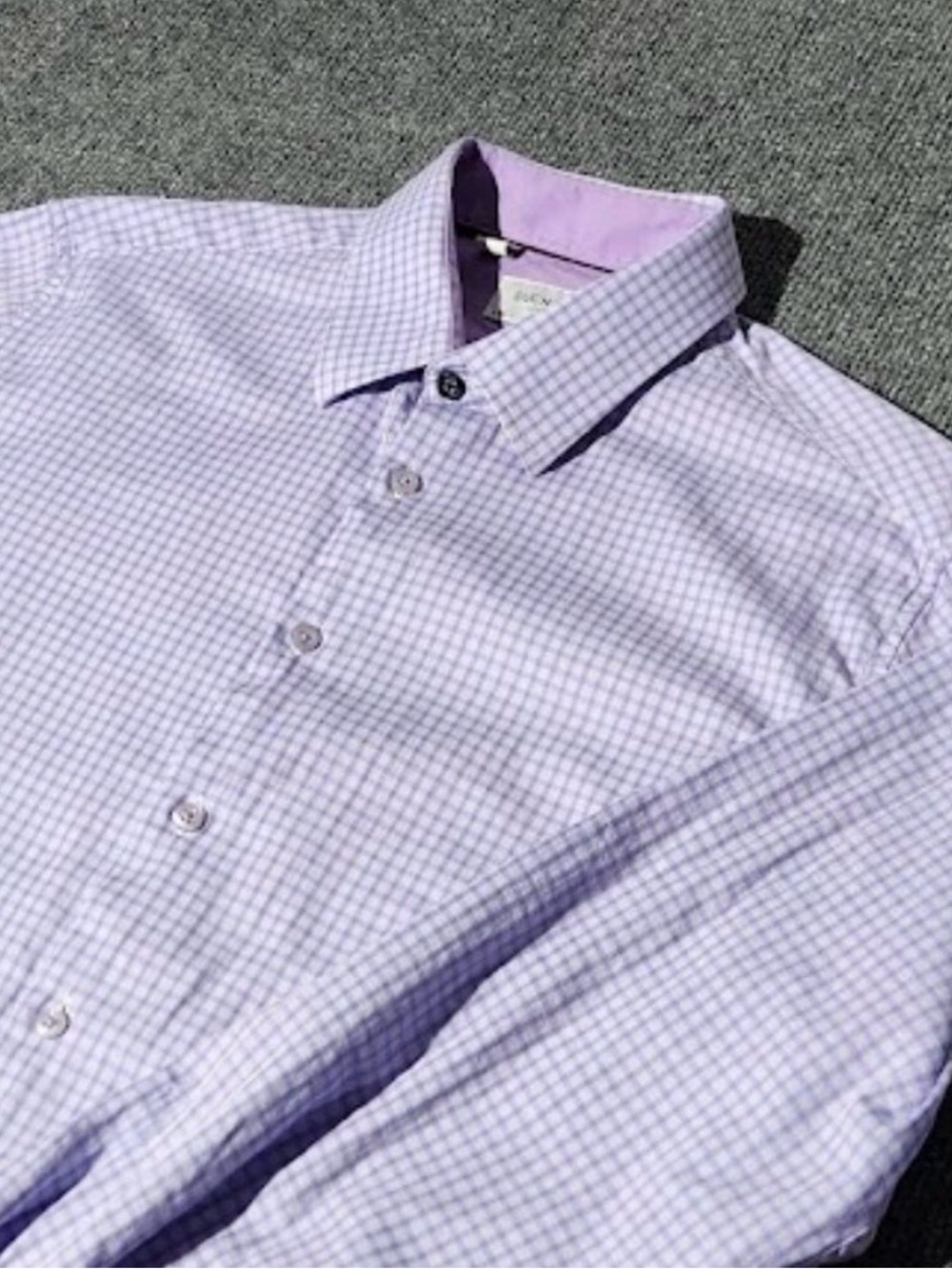 Duchamp Button Up Lavender Slim Fit Dress Shirt